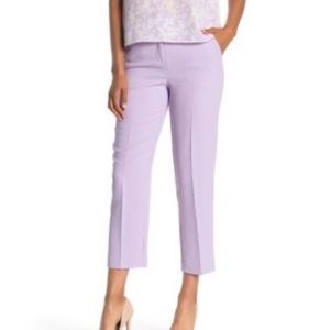 NWT - Vince Camuto Parisian Crepe Straight Crop Trouser. Wisteria. Size 14